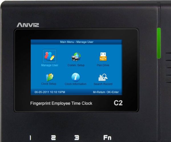 Биометрическая система учета рабочего времени Anviz С2 WEB Server