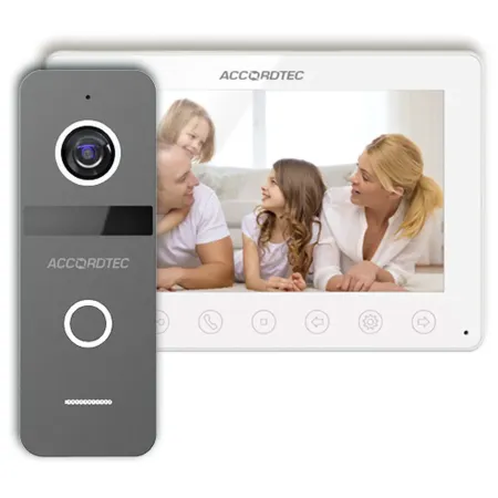 Комплект домофонии AccordTec AT-home7 WH-GR