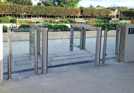 Распашной двухпроходной турникет Cominfo EasyGate SG 1000 650мм Распашной двухпроходной турникет Cominfo EasyGate SG 1000 650мм