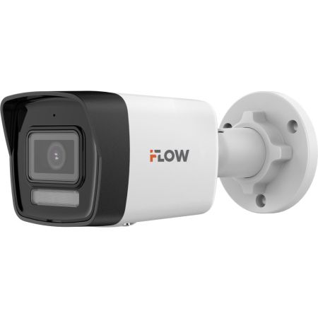 IP-камера 2Мп iFlow F-IC-1122CM(4mm) уличная, с микрофоном и двойной подсветкой до 30 м