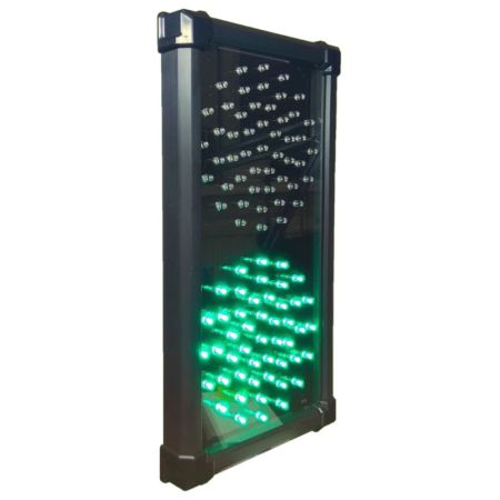 Светофор светодиодный двухсекционный Инфопаркинг ИС-1/12/К с козырьками