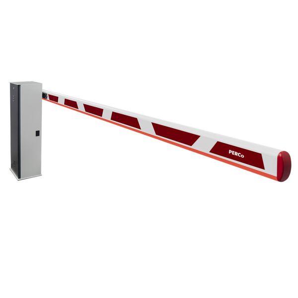 Шлагбаум автоматический PERCo GS14 с прямоугольной стрелой 4.3 м и встроенной системой обогрева
