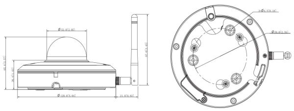 IP-видеокамера PTZ 4Мп Dahua DH-SD1A404XB-GNR-W с Wi-Fi