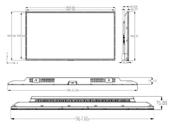 Монитор LED 42.5" HikVision DS-D5043QE