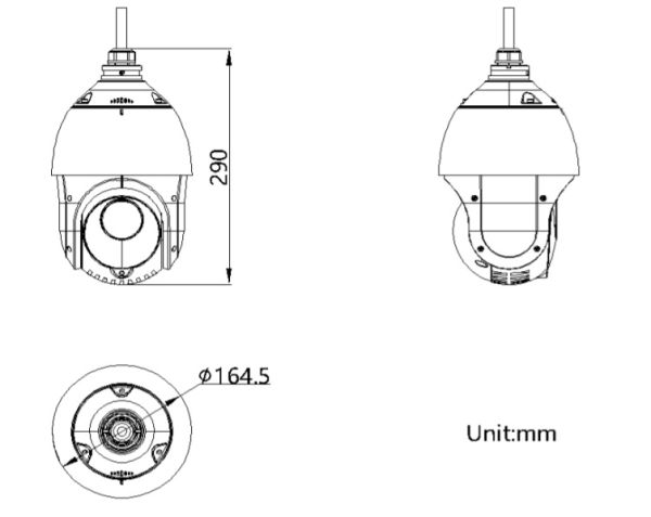 Скоростная уличная поворотная PTZ IP-видеокамера 4Мп HikVision DS-2DE4425IW-DE(T5) Скоростная уличная поворотная PTZ IP-видеокамера 4Мп HikVision DS-2DE4425IW-DE(T5)