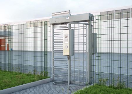 Полноростовой механический турникет Magnetic MPT 330 (MPT330CZ302), с полукруглым формирователем прохода