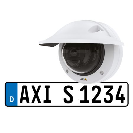 Уличная сетевая купольная IP-видеокамера 2Мп Axis P3245-LVE-3 License Plate Verifier Kit