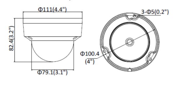 Антивандальная IP-камера 4Мп HikVision DS-2CD2143G0-IS (2.8 мм), черная