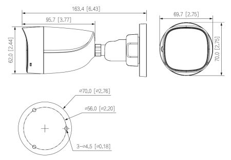 Уличная HD-CVI видеокамера 2Мп Dahua DH-HAC-HFW1200CLP-IL-A-0280B-S6