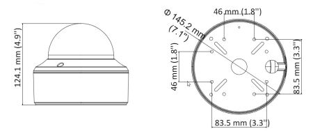 Антивандальная HD-TVI видеокамера 8Мп HikVision DS-2CE59U7T-AVPIT3ZF (2.7-13.5 мм) с EXIR-подсветкой до 60м