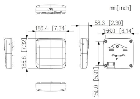 Сетевой контроллер доступа Dahua DHI-ASC3202B на 2 двери (1-сторонний доступ)