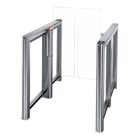 Турникет распашной PERCo ST-11S «Скоростной проход» с крышками из нержавеющей стали и створками 300 мм, высотой 1300 мм