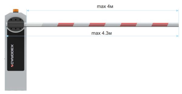 Автоматический шлагбаум Carddex RBM-R Оптимум GSM