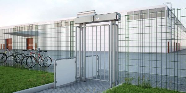 Моторизованная полноростовая калитка Magnetic MPG 162 (MPG162CA100), для установки с турникетом MPT