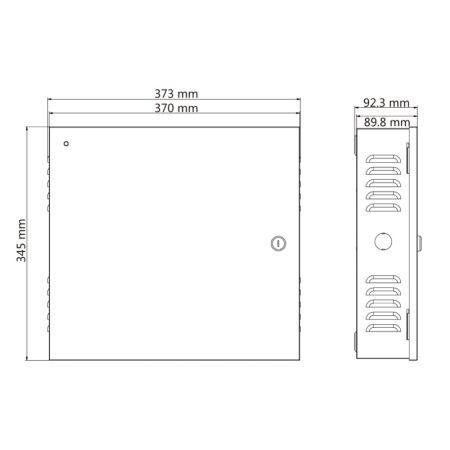 Блок питания HikVision DS-K7M-AW100 для 2 терминалов доступа и 2 замков