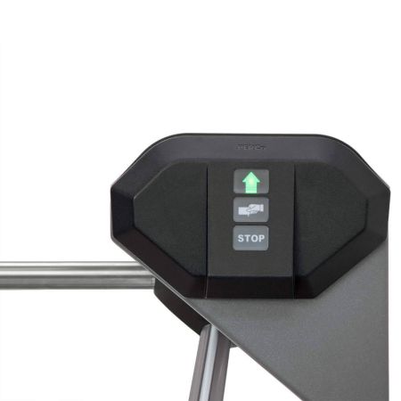 Электронная проходная PERCo-KT02.9 с активированным ПО PERCo-SS01 с планками Антипаника