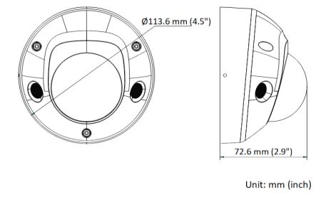 Миникупольная IP-видеокамера 8Мп HikVision DS-2CD2583G2-IS (2.8 мм) с технологией AcuSense