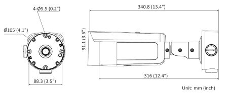 Антивандальная IP-видеокамера 5Мп HikVision DS-2CD3656G2T-IZS(C) (7-35 мм) с моторизированным вариофокальным объективом