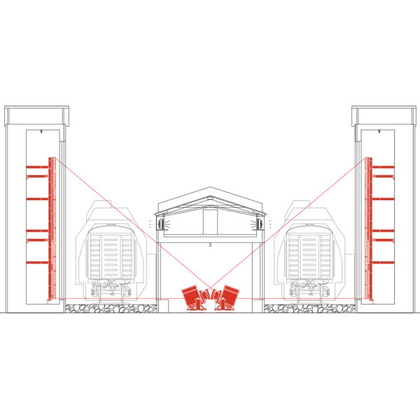 Железнодорожный инспекционно-досмотровый комплекс СТ-2935Т-2