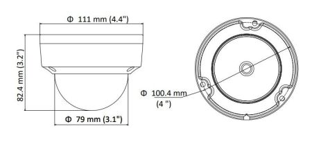 Уличная купольная IP-камера 2Мп HiWatch DS-I252 (4 мм) Уличная купольная IP-камера 2Мп HiWatch DS-I252 (4 мм)