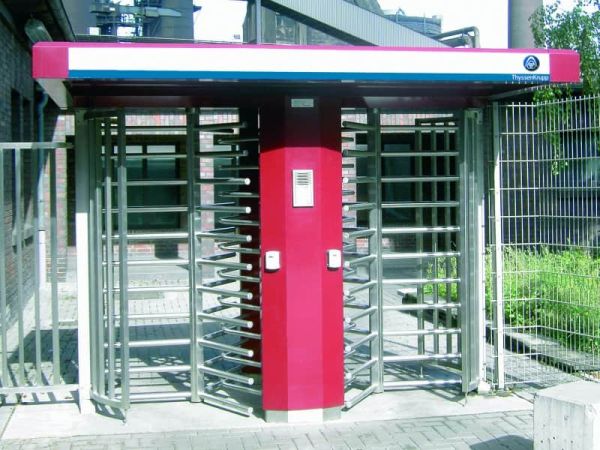 Двухпроходный полноростовой турникет Gotschlich ECCO 120 HD Stainless