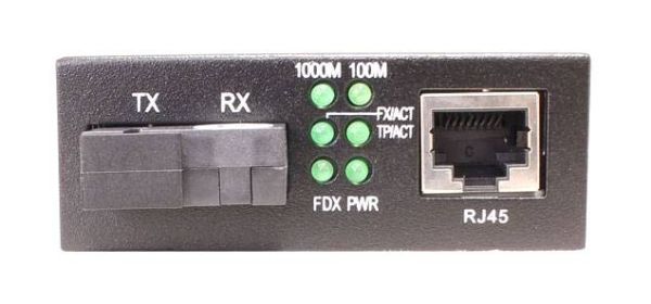 Оптический медиаконвертер Gigabit Ethernet Osnovo OMC-1000-11S5b