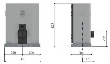 Привод 380В самоблокирующийся Came BY-3500T