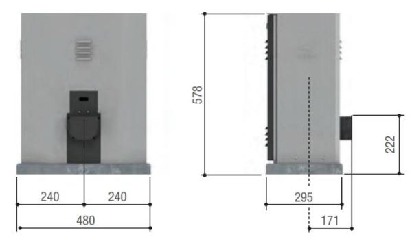 Привод 380В самоблокирующийся Came BY-3500T