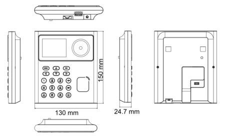 Терминал доступа HikVision DS-K1T320EX с распознаванием лиц и карт EM