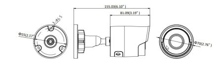 Уличная IP-камера Hikvision DS-2CD2023G0-I (8 мм) (Black) с ИК-подсветкой до 30м