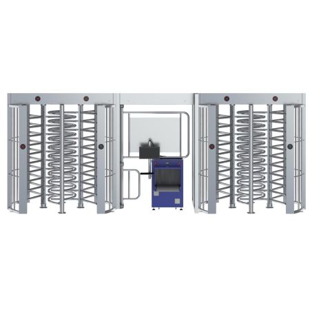 Полноростовой двухпроходной роторный турникет Блокпост Спектр СТ 2А автоматический