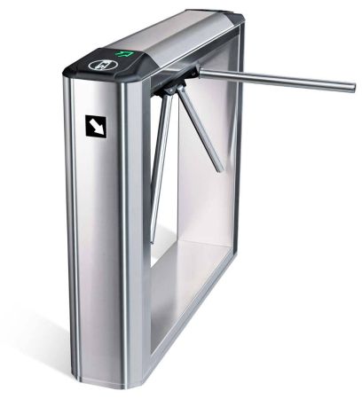 Турникет-трипод тумбовый PERCo-TTD-08A из нержавеющей стали (с автоматическими планками Антипаника)