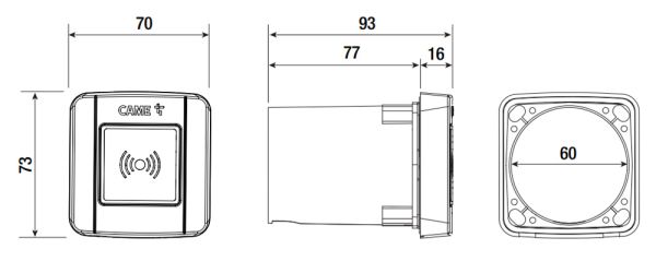 Считыватель встраиваемый Came SELR2BDG Em-Marine, к шине CXN, протокол Manchester (806SL-0310)