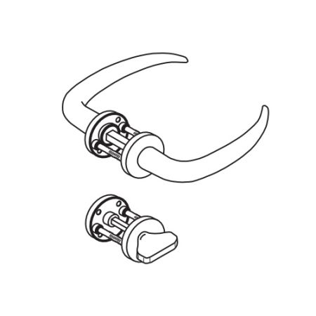Комплект нажимных ручек dormakaba CORE 8999 / 6501 / 7122