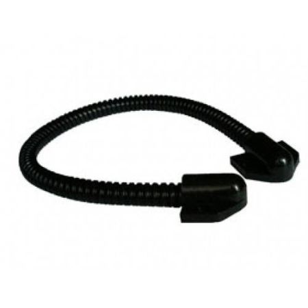 Гибкий кабель-канал KL-6 ПВХ для перехода на дверь 6мм, длина 400мм (черный)