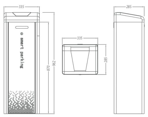 Шлагбаум автоматический HP со стрелой 4 метра