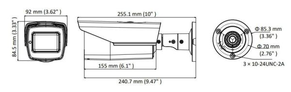 Уличная HD-TVI видеокамера 5Мп HikVision DS-2CE19H8T-AIT3ZF с EXIR-подсветкой до 80м Уличная HD-TVI видеокамера 5Мп HikVision DS-2CE19H8T-AIT3ZF с EXIR-подсветкой до 80м