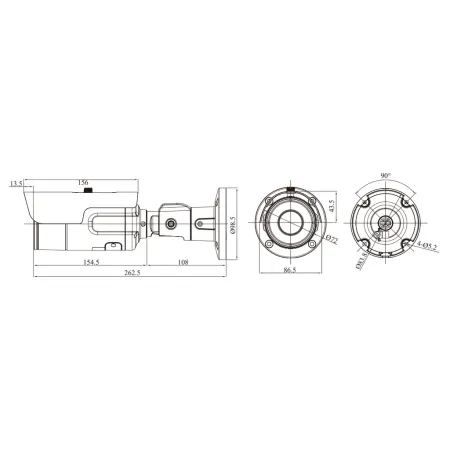 IP-видеокамера 2Мп RVi-2NCT2079 (2.7-12)