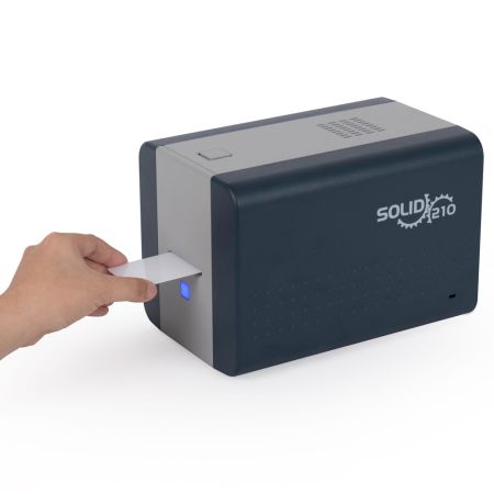 Принтер односторонней печати пластиковых карт Advent SOLID-210S, USB