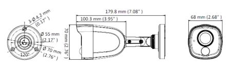 Уличная 5 Мп HD-TVI видеокамера Hiwatch DS-T510(B) (3.6 мм) с PIR-датчиком