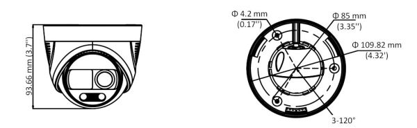 Купольная уличная 2Мп HD-TVI видеокамера HiWatch DS-T213X (2.8 мм) с PIR-датчиком
