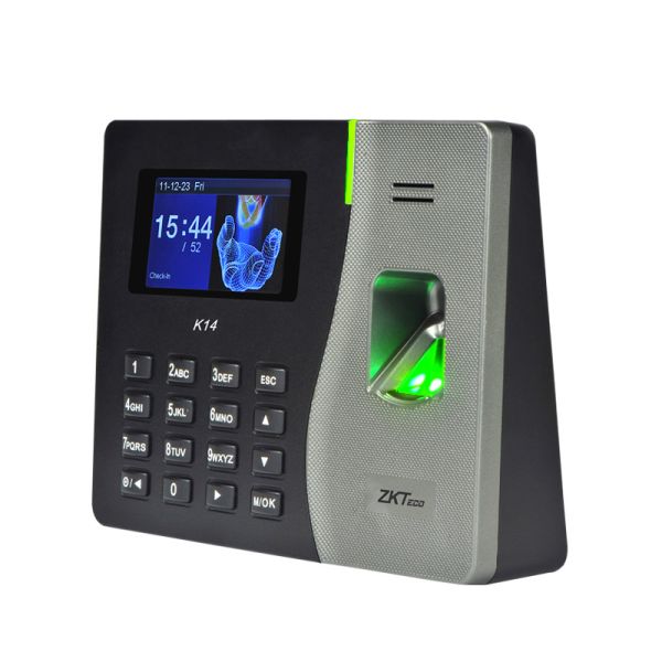 Биометрический терминал учёта рабочего времени ZKTeco K14