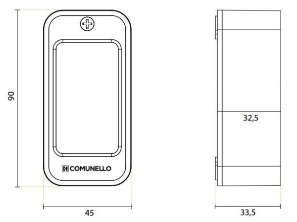 Универсальный двухканальный радиоприемник Comunello RCV, память на 500 пультов