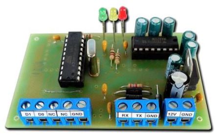 Преобразователь интерфейсов RS-232/Wiegand-42 Elsys IC-BarCode/WG Преобразователь интерфейсов RS-232/Wiegand-42 Elsys IC-BarCode/WG