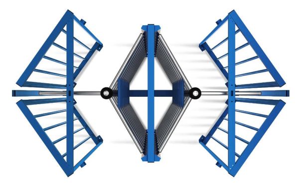 Турникет полноростовой двухпроходной PERCo-RTD-20.1S уличный с электроприводом Турникет полноростовой двухпроходной PERCo-RTD-20.1S уличный с электроприводом
