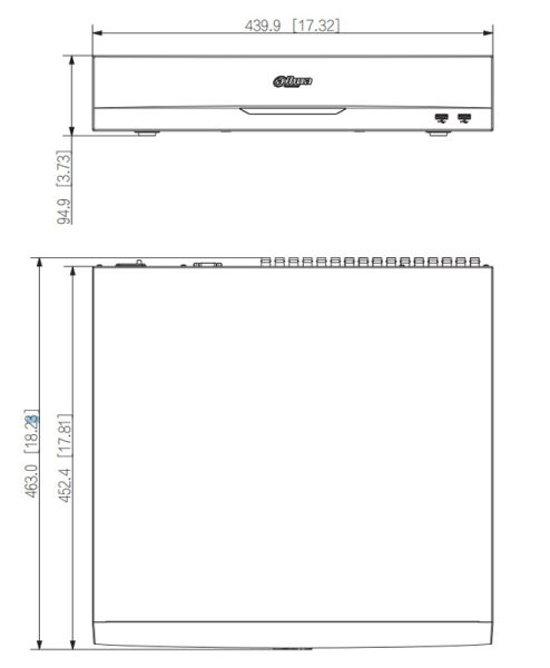 32-канальный HDCVI-видеорегистратор Dahua DH-XVR5832S-I3 с распознаванием лиц