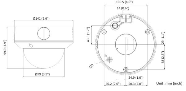 Антивандальная IP-камера 2Мп HiWatch DS-I258Z(B) (2.8-12 мм) с EXIR-подсветкой до 30 м