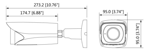 HD-CVI видеокамера 2Мп Dahua DH-HAC-HFW3231EP-ZH