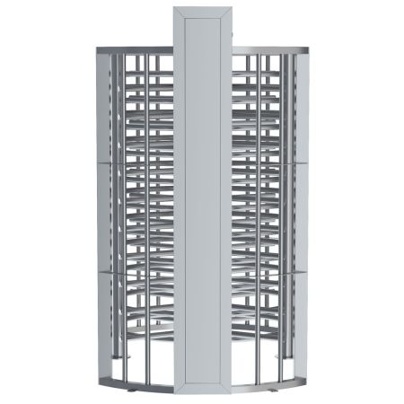 Полноростовой двухпроходной роторный турникет Блокпост Спектр СТ 2А автоматический