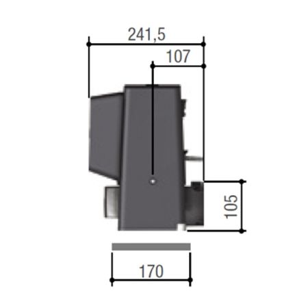 Привод 230 В Came BX704AGS для откатных ворот